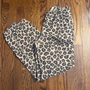 Abercrombie xs leopard joggers